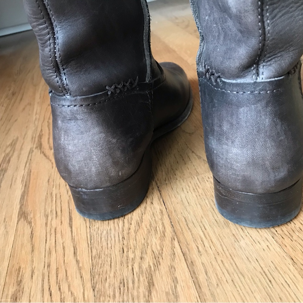 Frye leather pull on riding boots - Picture 7 of 16